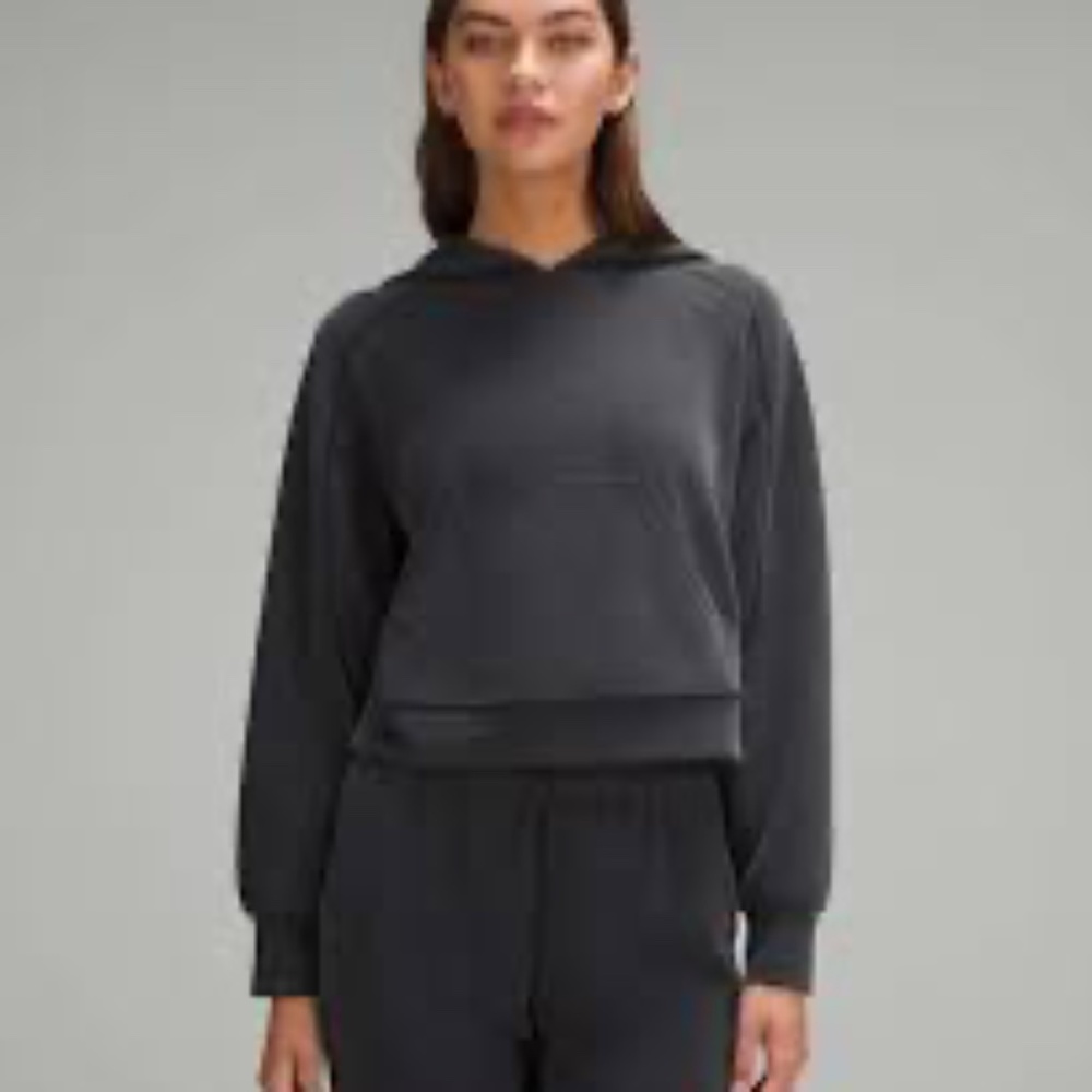 NWT Lululemon Softstreme Hoodie Black Sz 8